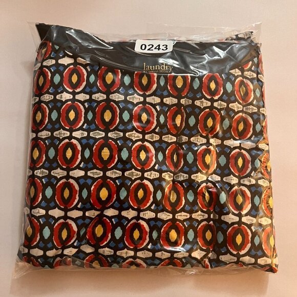 Laundry By Shelli Segal Geometric Print Stretch Jersey Dress - Picture 11 of 11